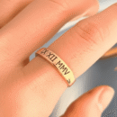 Name Ring Adjustable