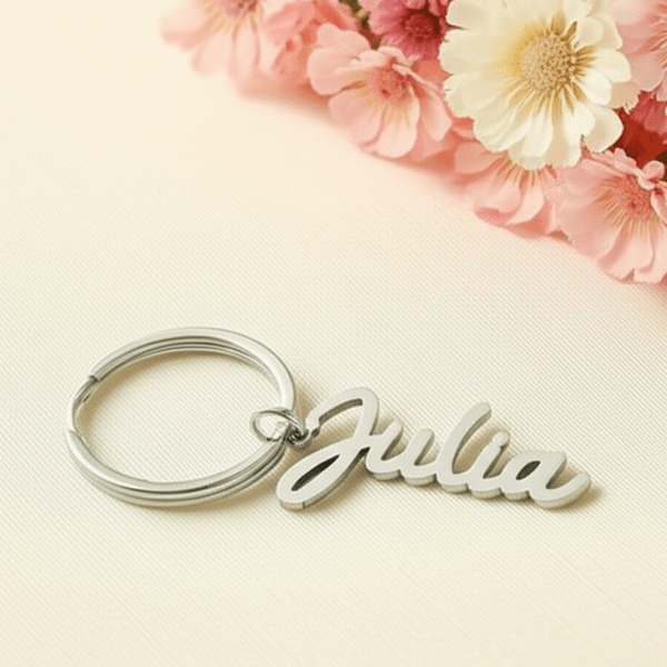 NAME KEYCHAIN KEYRING ANBROZ