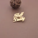 Double Name Brooch