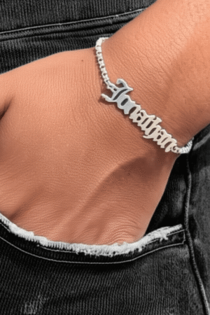 Name bracelet for men