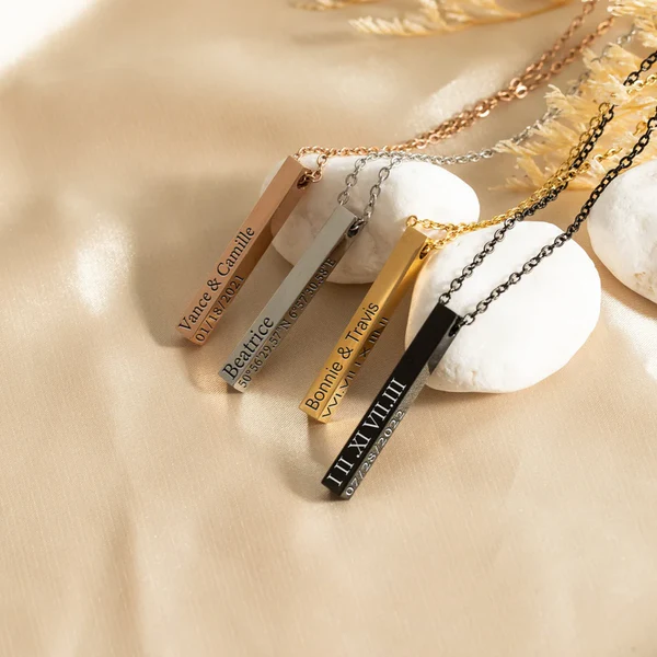 bar necklace