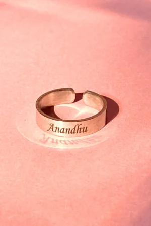 Name Ring Adjustable