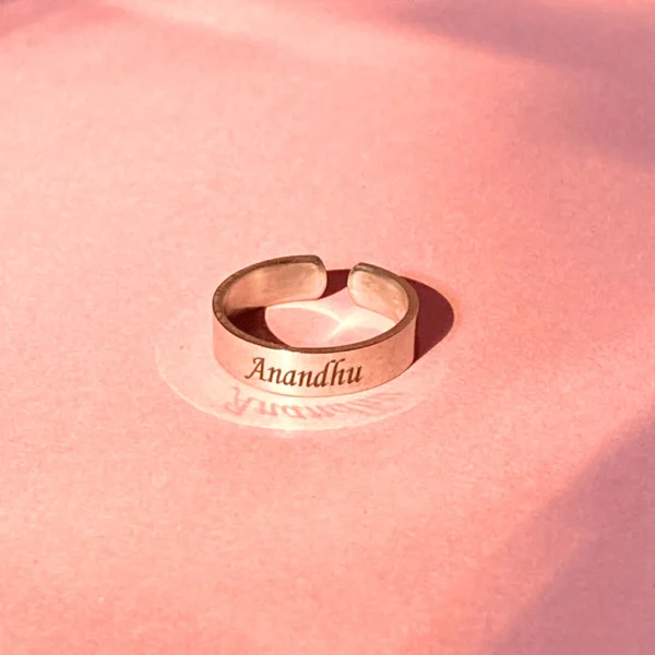 Name Ring Adjustable