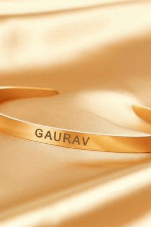Classic Kada Name Bracelet Adjustable